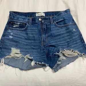 Abercrombie and Fitch A&F Denim Shorts